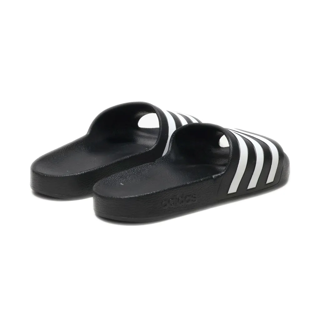 Adidas Slippers Rubber Black Colour For Men