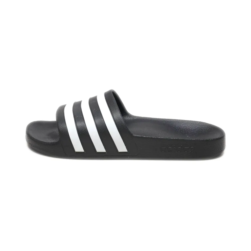 Adidas Slippers Rubber Black Colour For Men