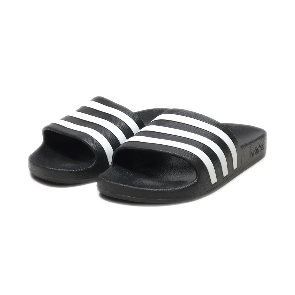 Adidas Slippers Rubber Black Colour For Men