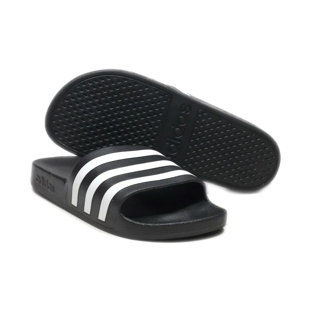 Adidas Slippers Rubber Black Colour For Men