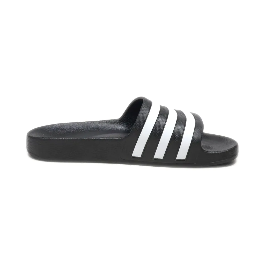 Adidas Slippers Rubber Black Colour For Men