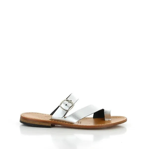 Antichi Romani 150 Silver Thong Slides