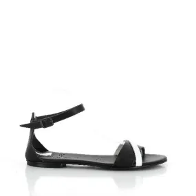 Antichi Romani 152 Black Slingback Sandals