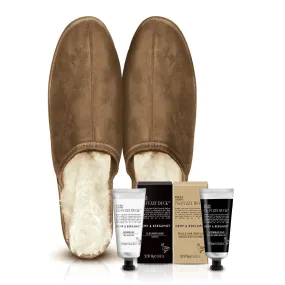 Baylis & Harding The Fuzzy Duck Men's Hemp & Bergamot Slipper Set