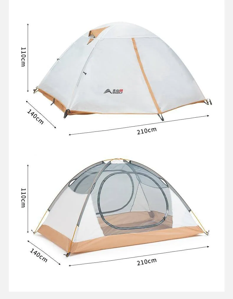 Bicycle Bike Packing Tent Biswolf 1-2 Person Lightweight Waterproof