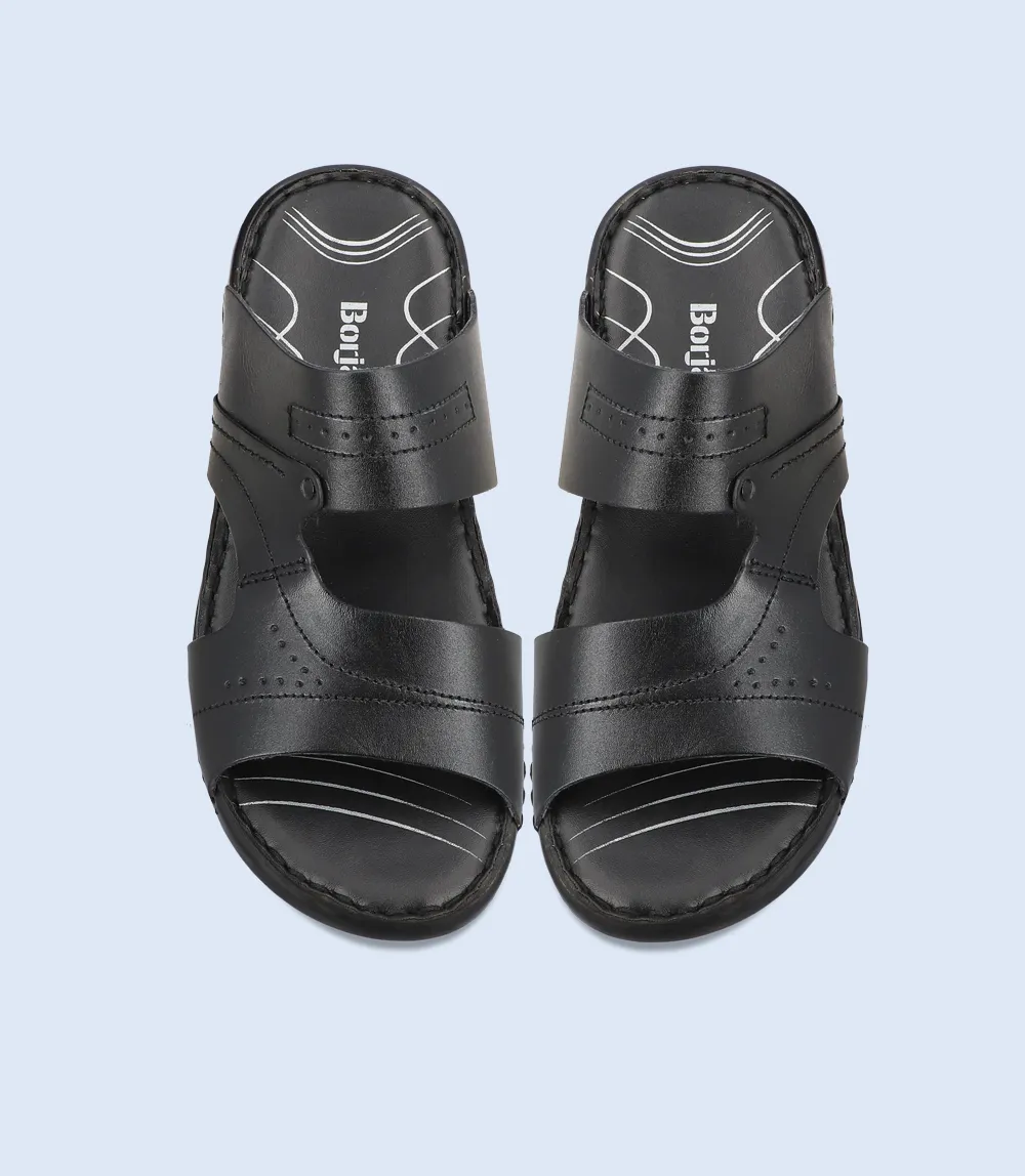 BM5826-BLACK-Men Slipper