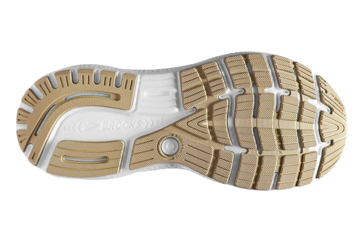 Brooks Ghost 16 D White/Grey/Estate Blue Womens