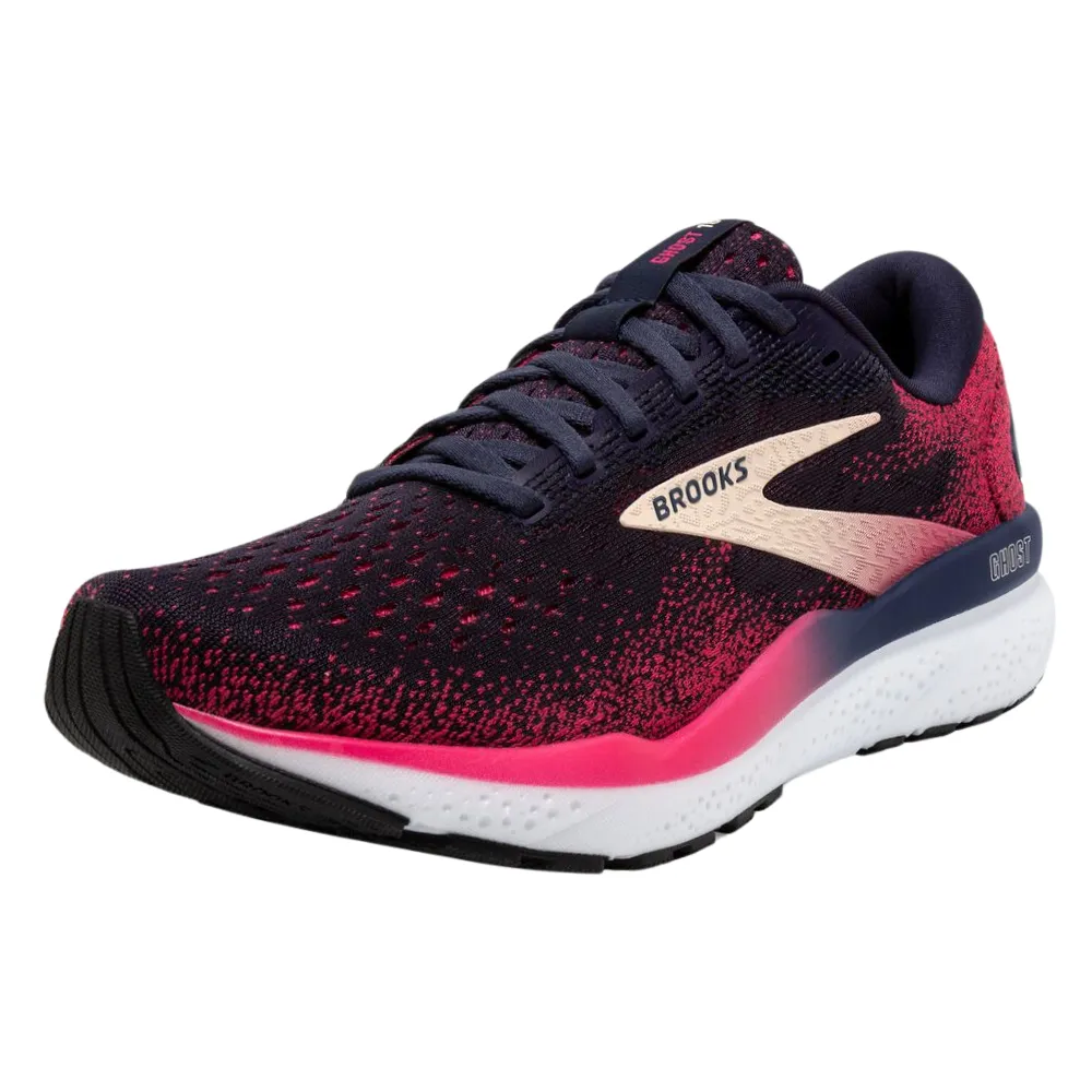Brooks Ghost 16 Peacoat/Raspberry/Apricot Running Shoe (Women's)
