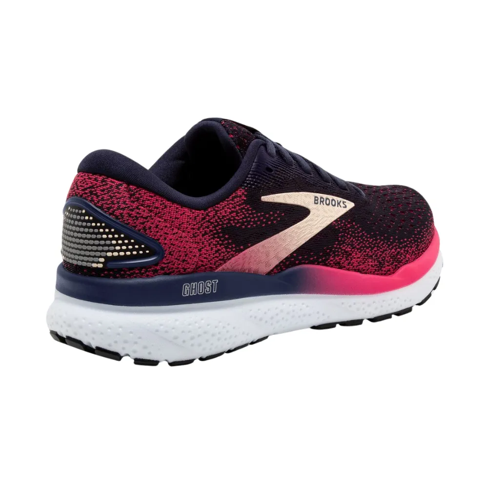 Brooks Ghost 16 Peacoat/Raspberry/Apricot Running Shoe (Women's)