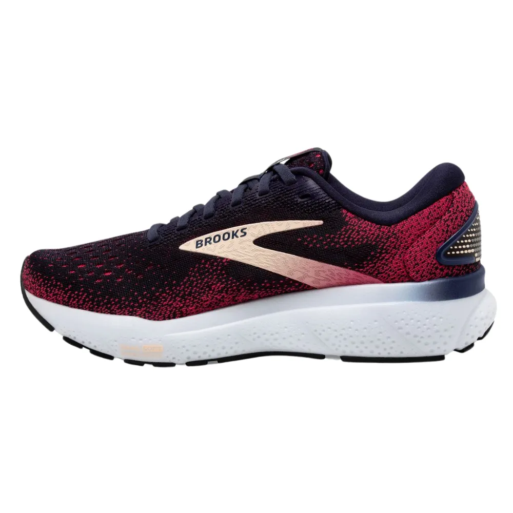 Brooks Ghost 16 Peacoat/Raspberry/Apricot Running Shoe (Women's)