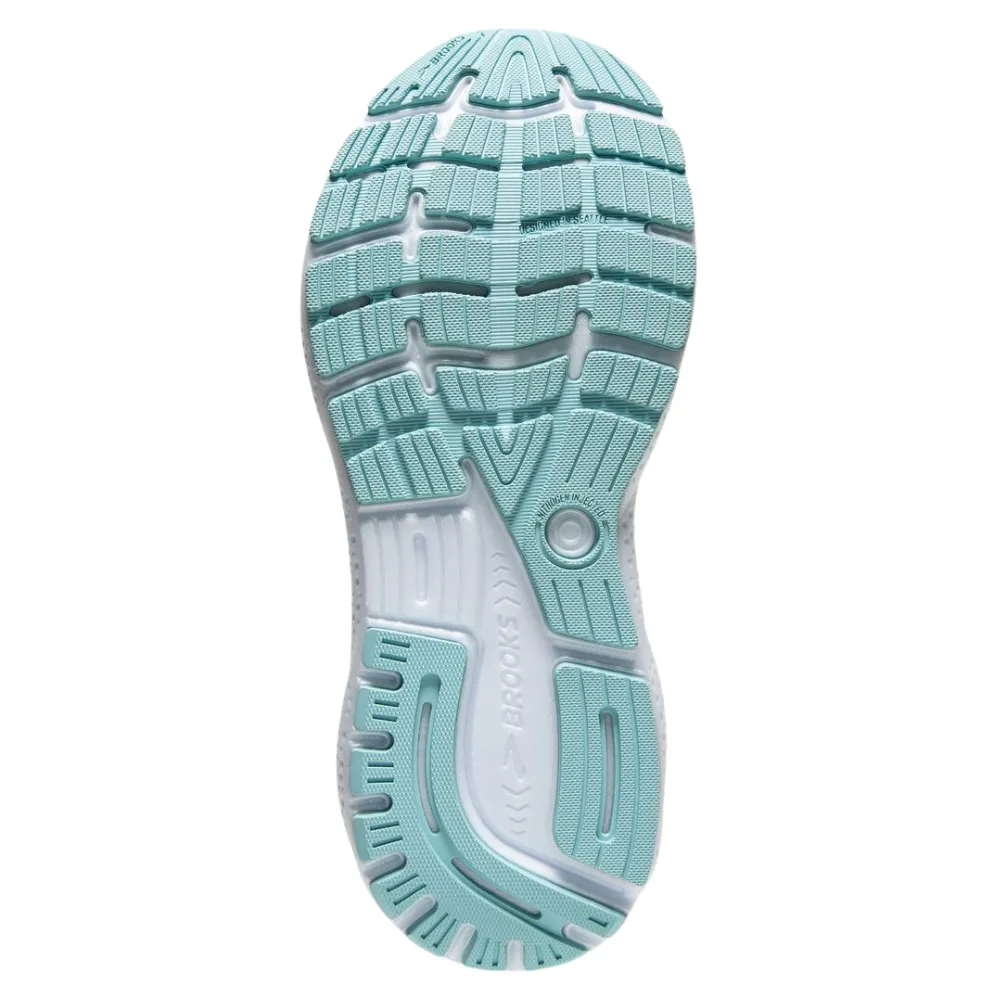 Brooks Ghost 16 White/Grey/Estate Blue Running Shoe (Women's)