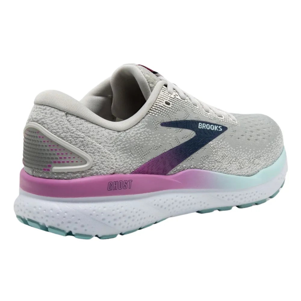 Brooks Ghost 16 White/Grey/Estate Blue Running Shoe (Women's)