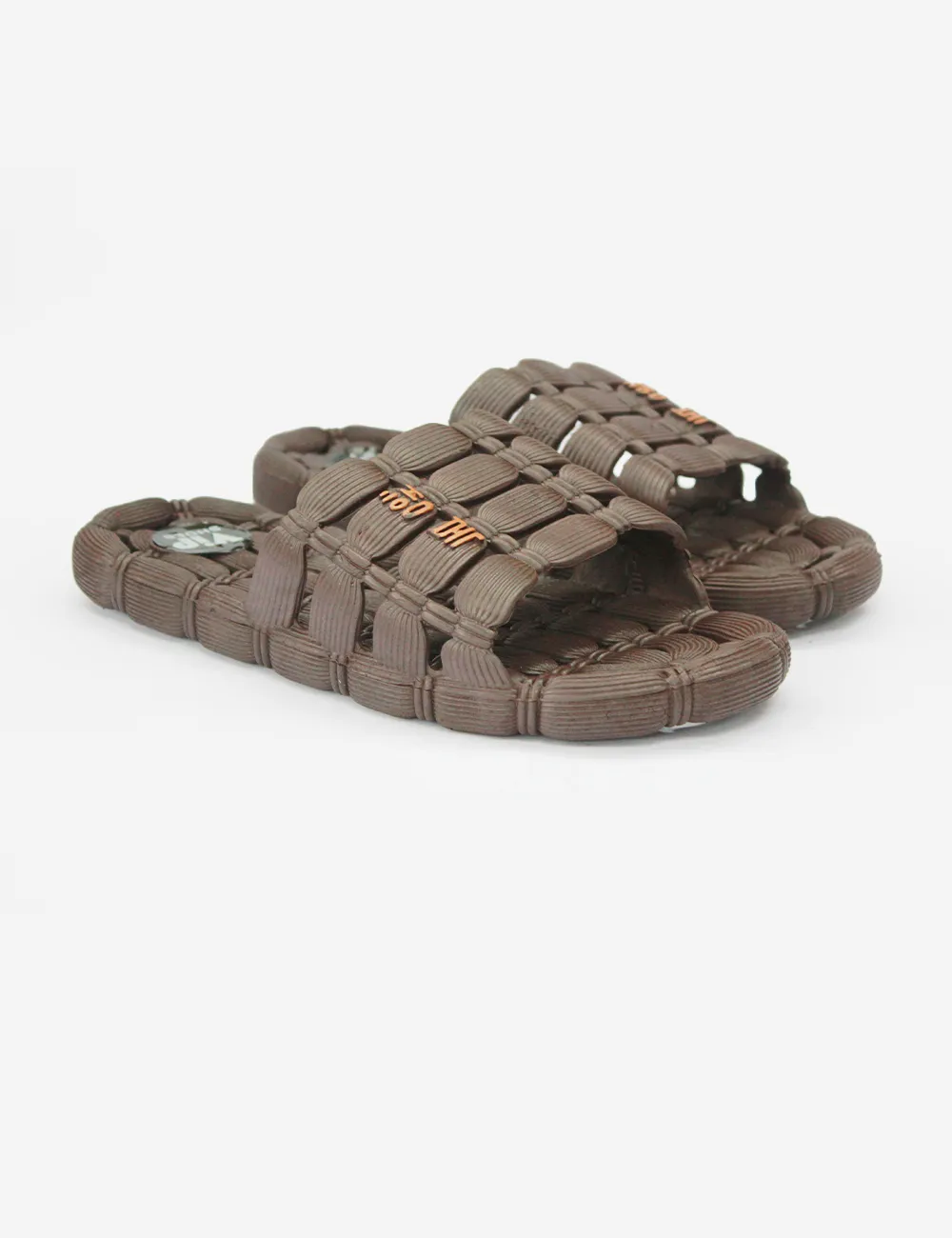 Brown | Shower Slippers with Drainage Holes for men