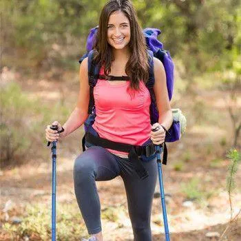 Compact Foldable Trekking Pole - Perfect for Hiking, Walking, Backpacking and Snowshoeing