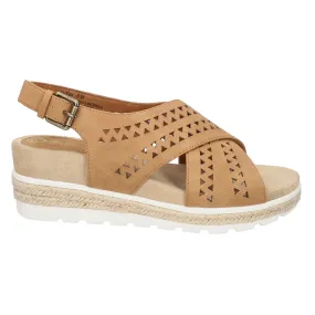 Cosette Cut Out Espadrille Wedge Sandals