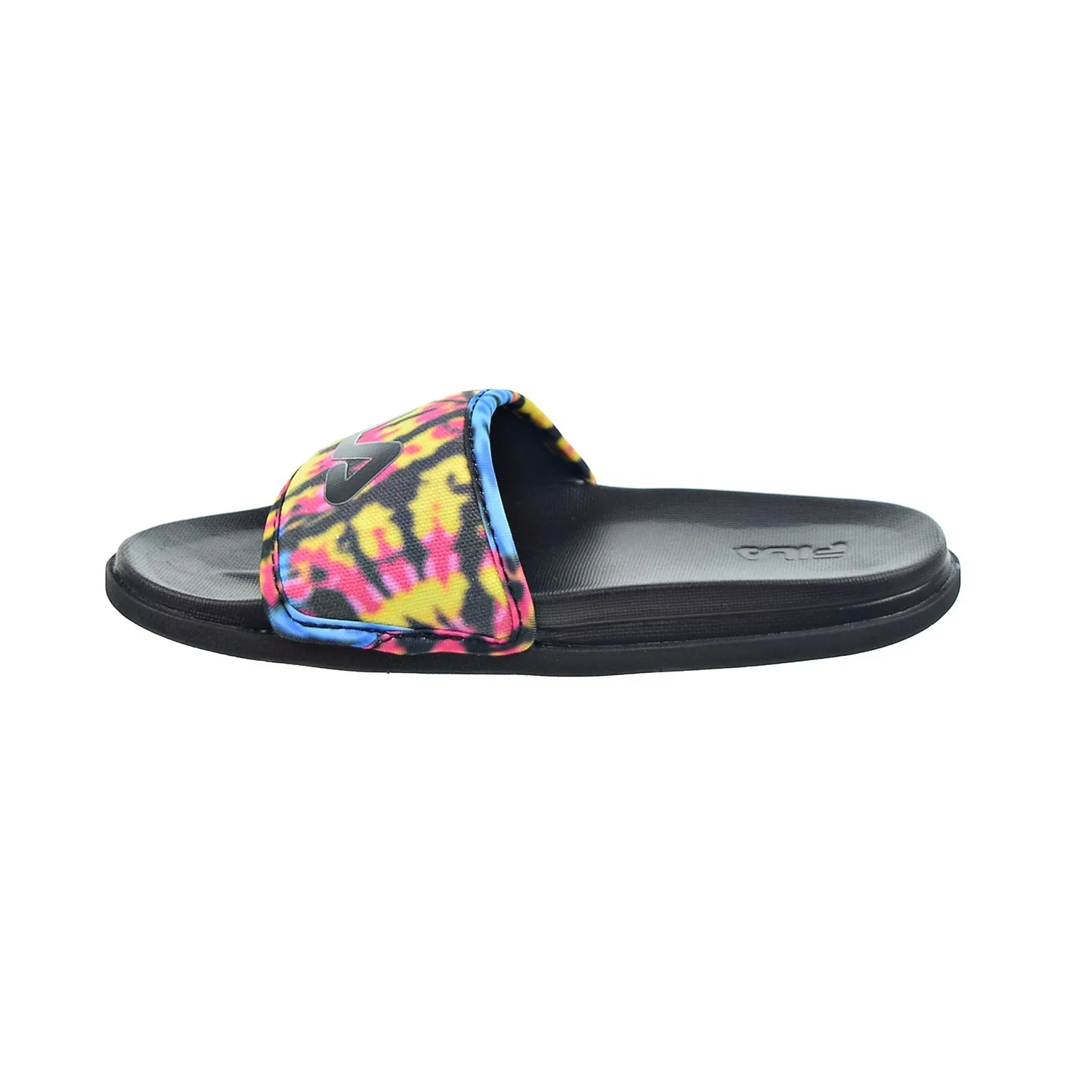 Fila Drifter Lux Tie Dye Women's Slide Sandals Black-Multi