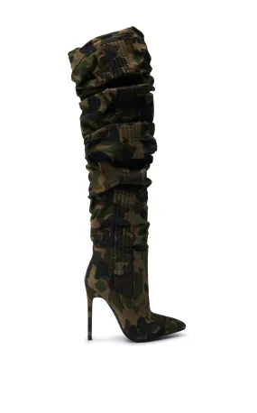 GREER-CAMO STILETTO BOOT