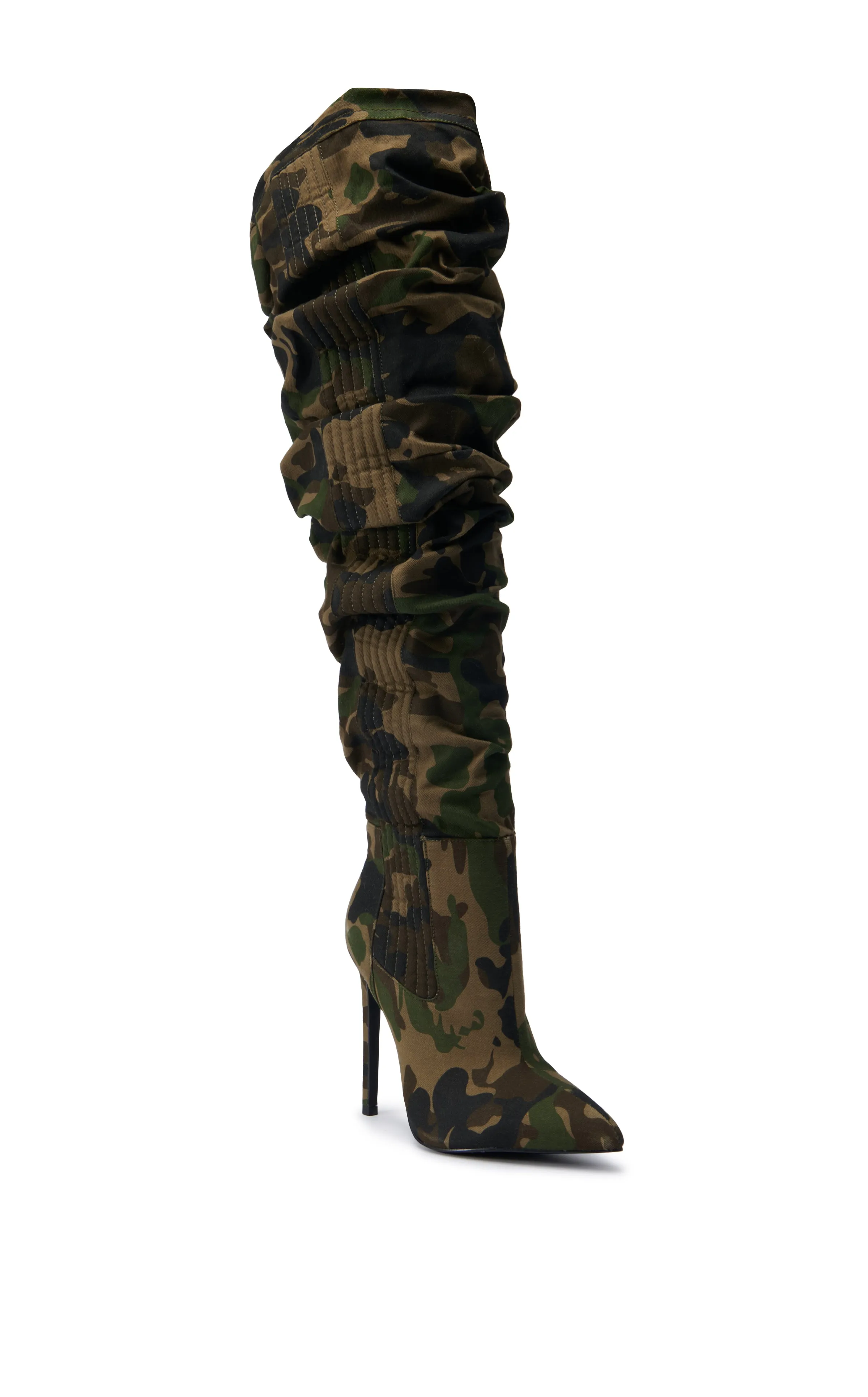 GREER-CAMO STILETTO BOOT