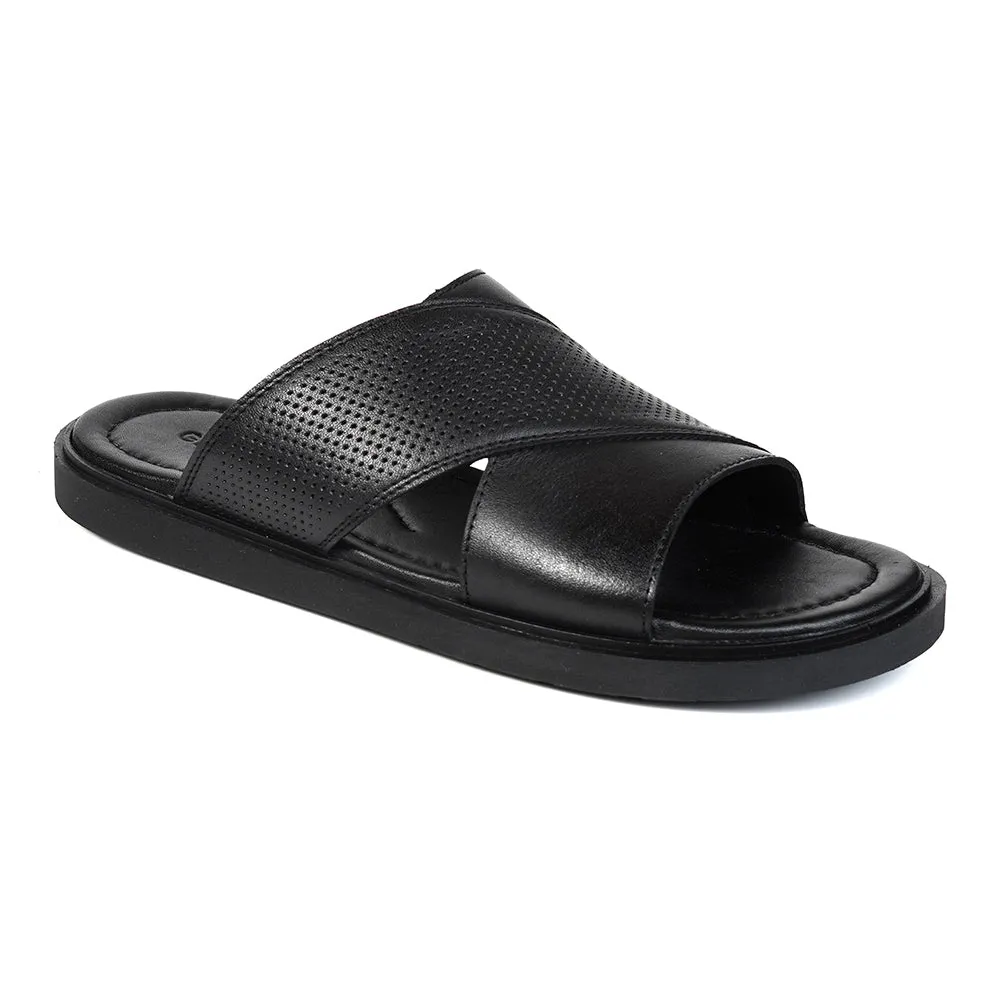 Greyder Men's Crossing Leather Slippers