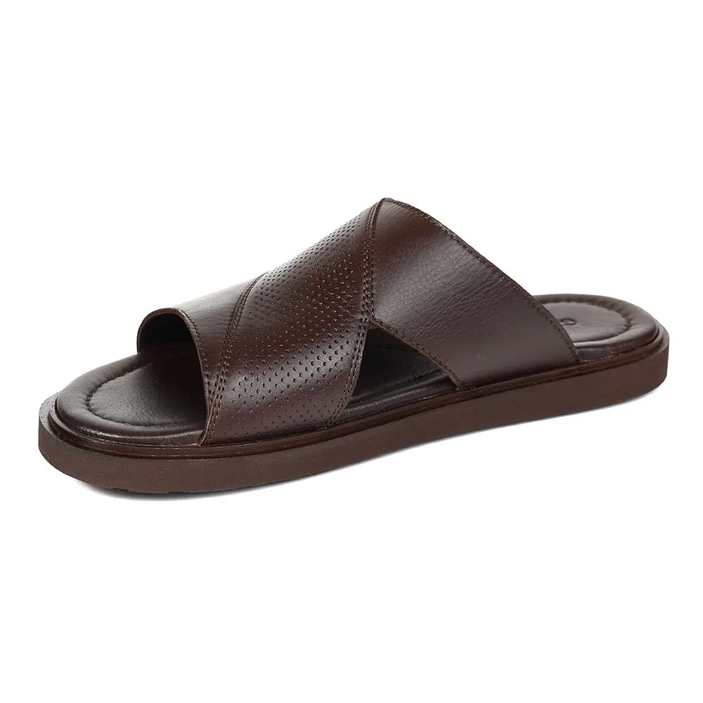 Greyder Men's Crossing Leather Slippers