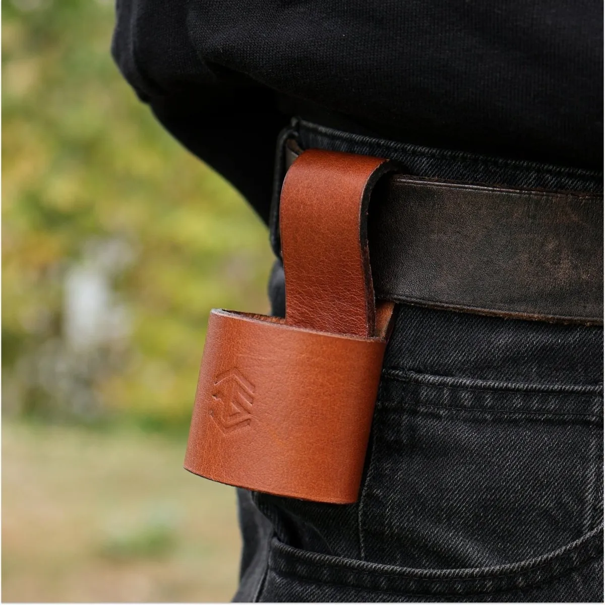 Handmade Genuine Leather Axe Holster with Belt Loop