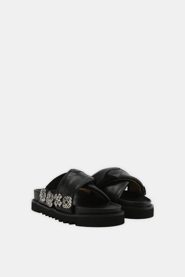 Iryna Sandals With Double Bands