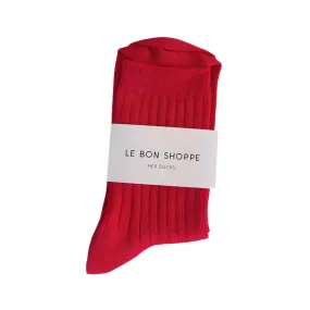 LBS Her Socks - Classic Red
