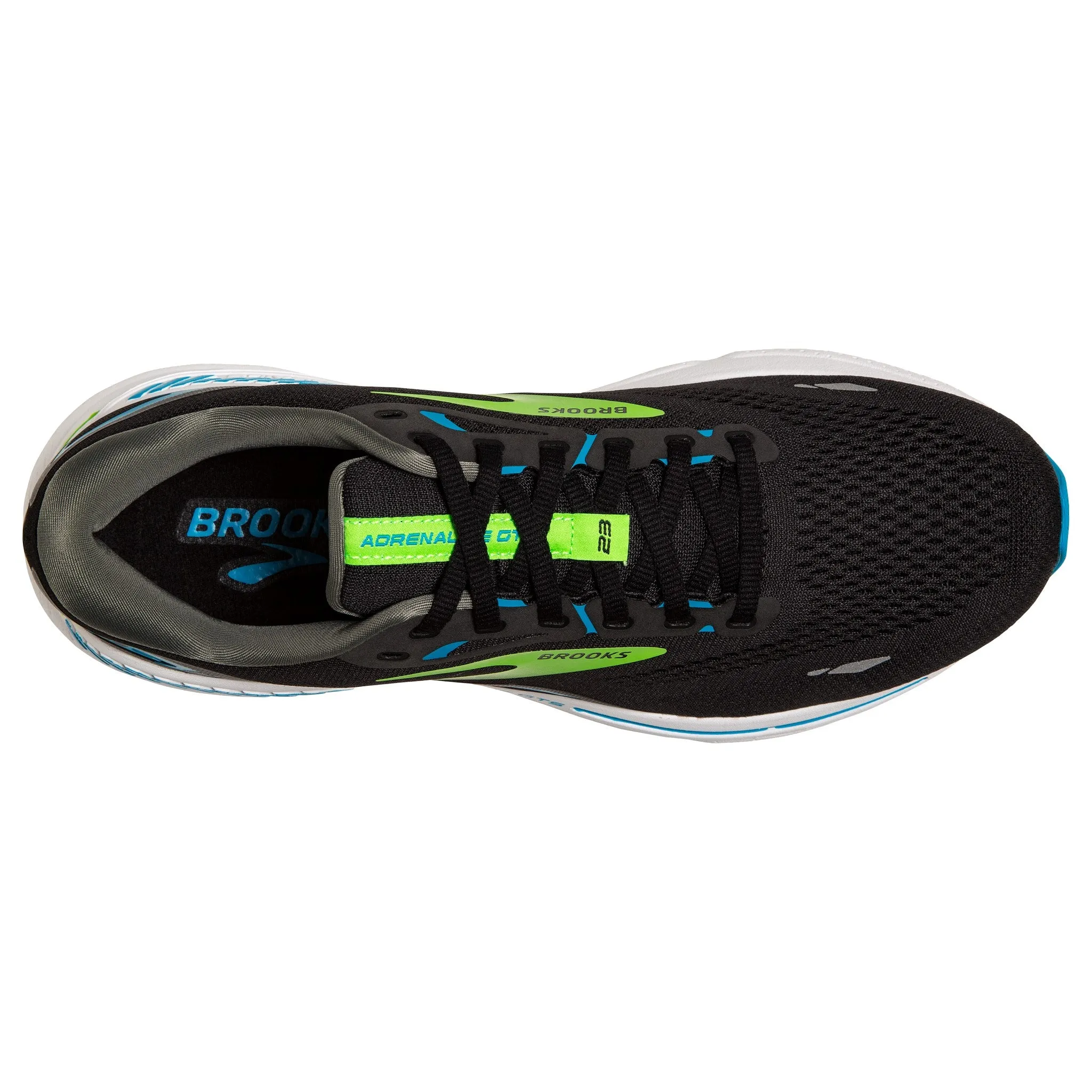 MEN'S ADRENALINE 23 - D - 006 BLACK/HAWAIIAN OCEAN/GREEN