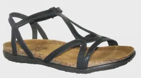NAOT Dorith Black Ladies Leather Sandal