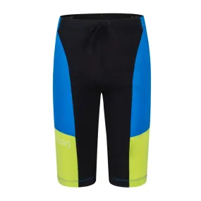 Pantaloncini Block Bambino Celeste/Verde Lime