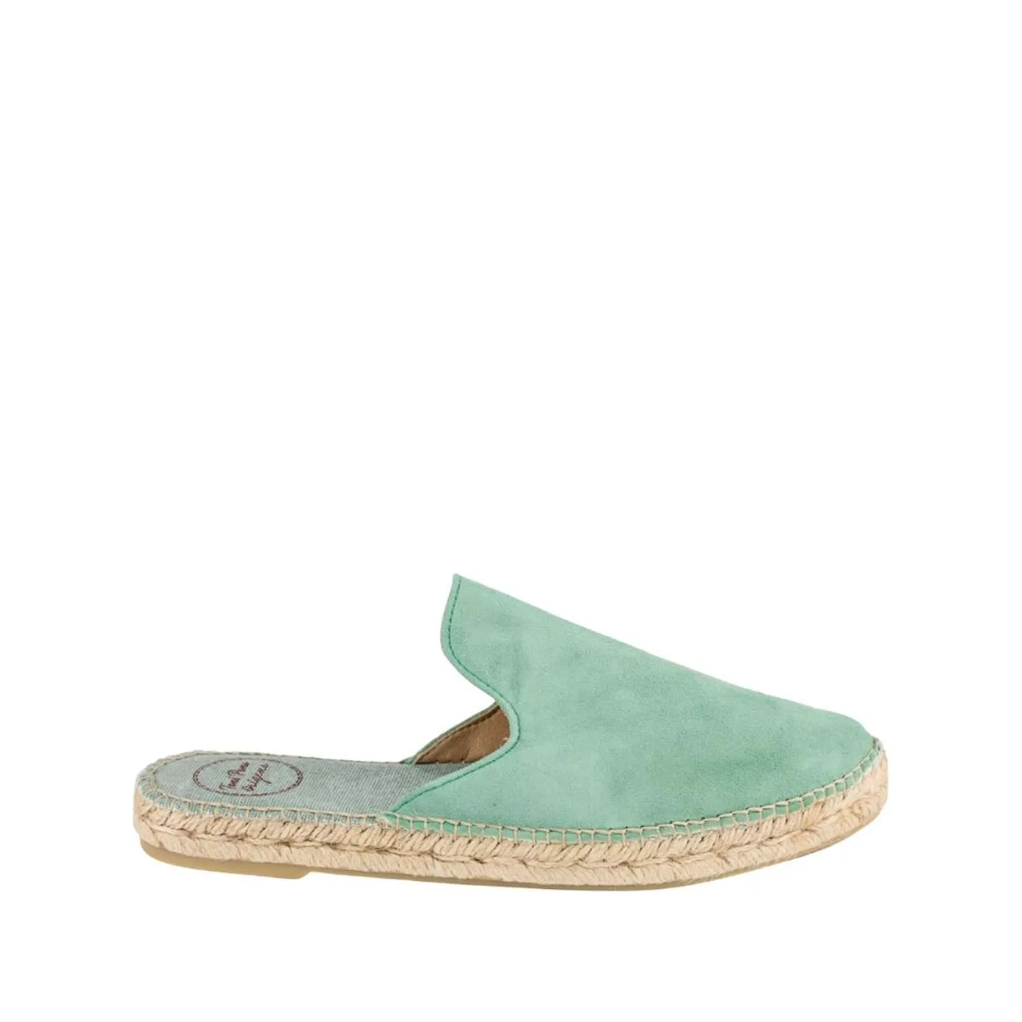 Plain Suede Leather Wedge Espadrille for Women - Ona-A