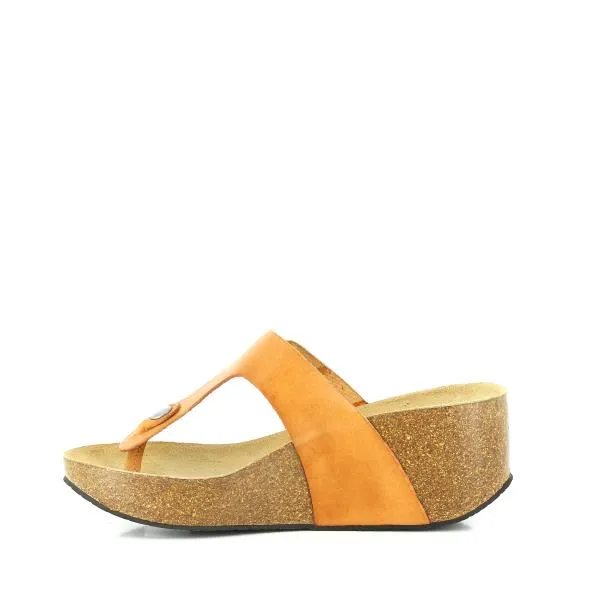 Plakton 271672 Mustard Thong Wedges