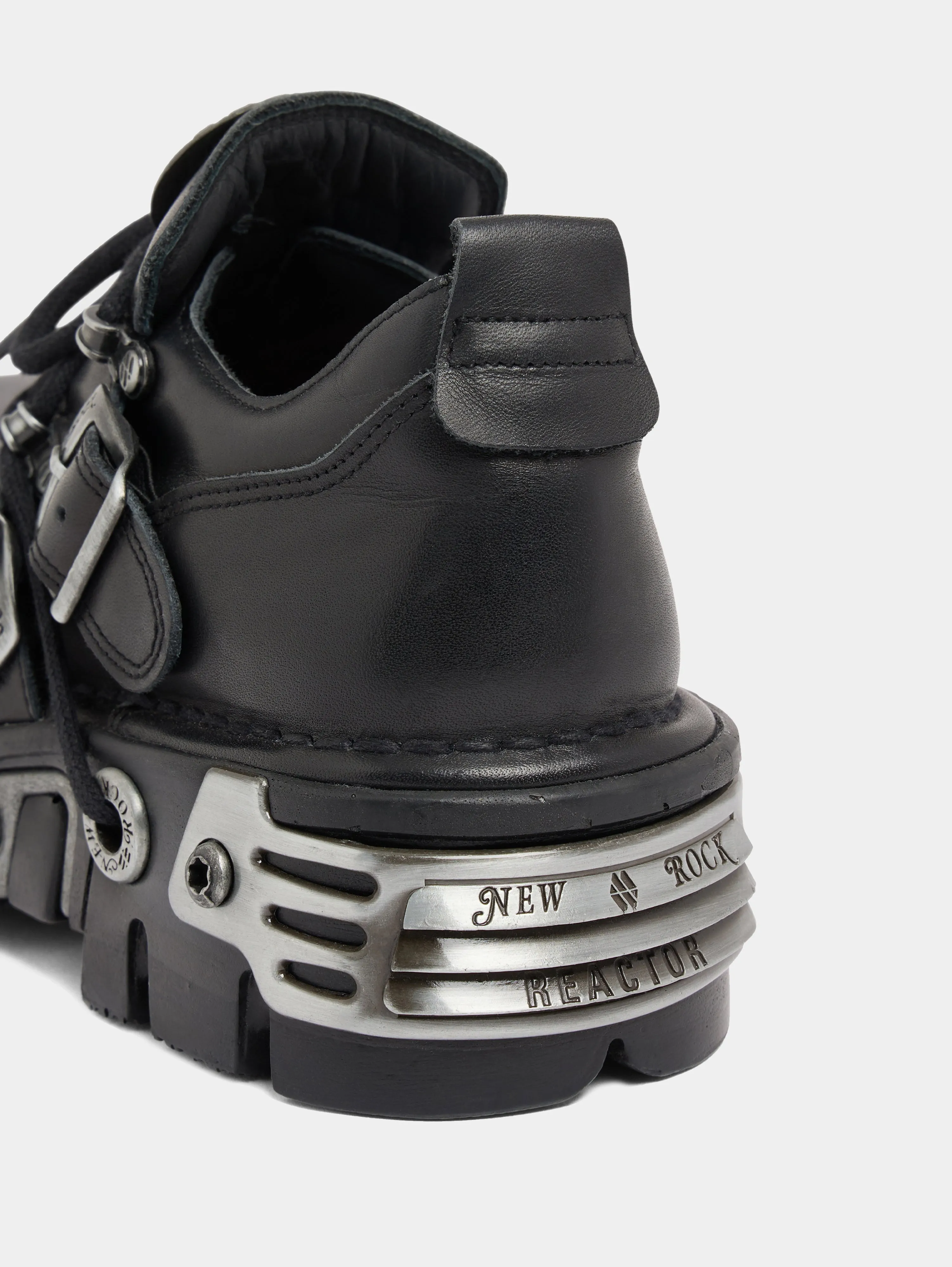 RABANNE x NEW ROCK BLACK SHOES