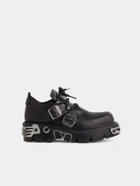 RABANNE x NEW ROCK BLACK SHOES