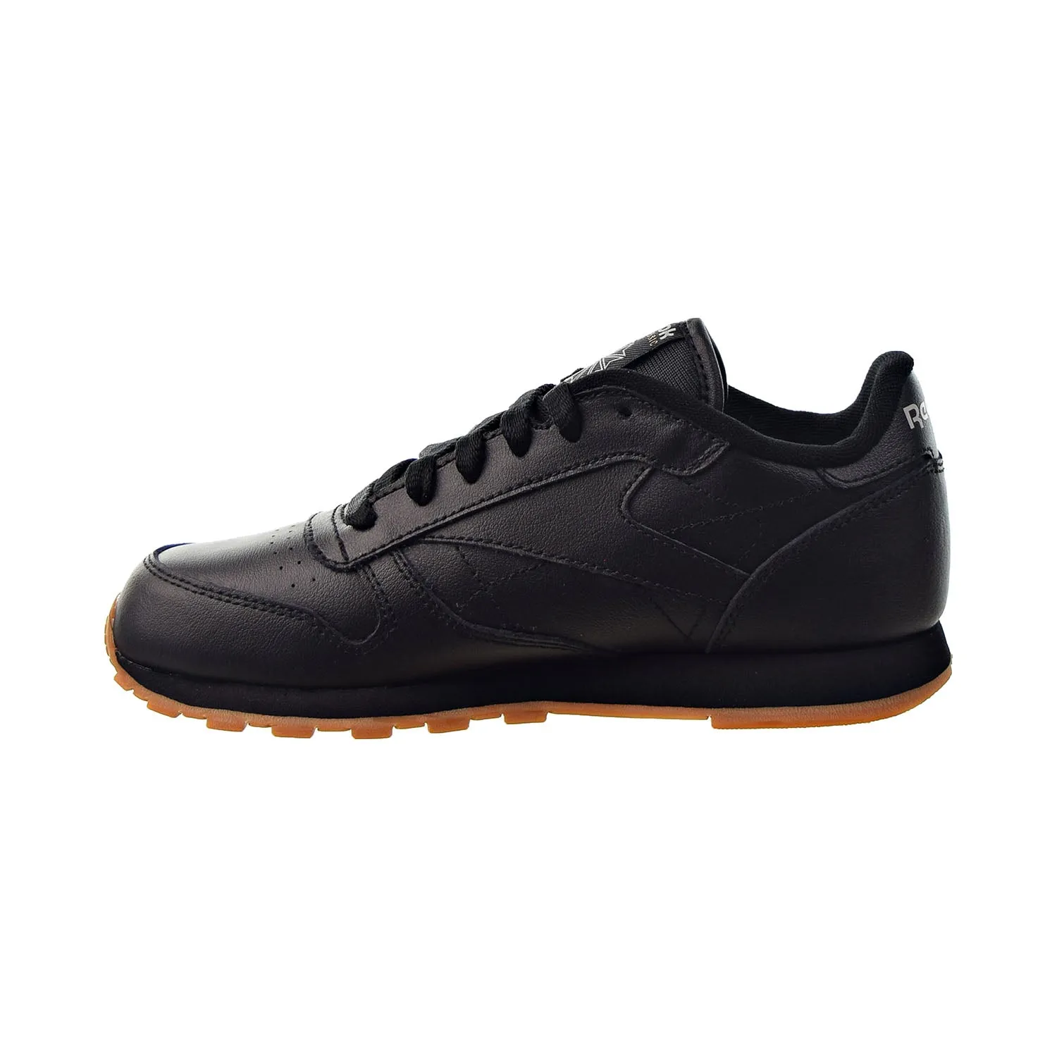 Reebok Classic Leather Big Kids' Shoes Black-Gum