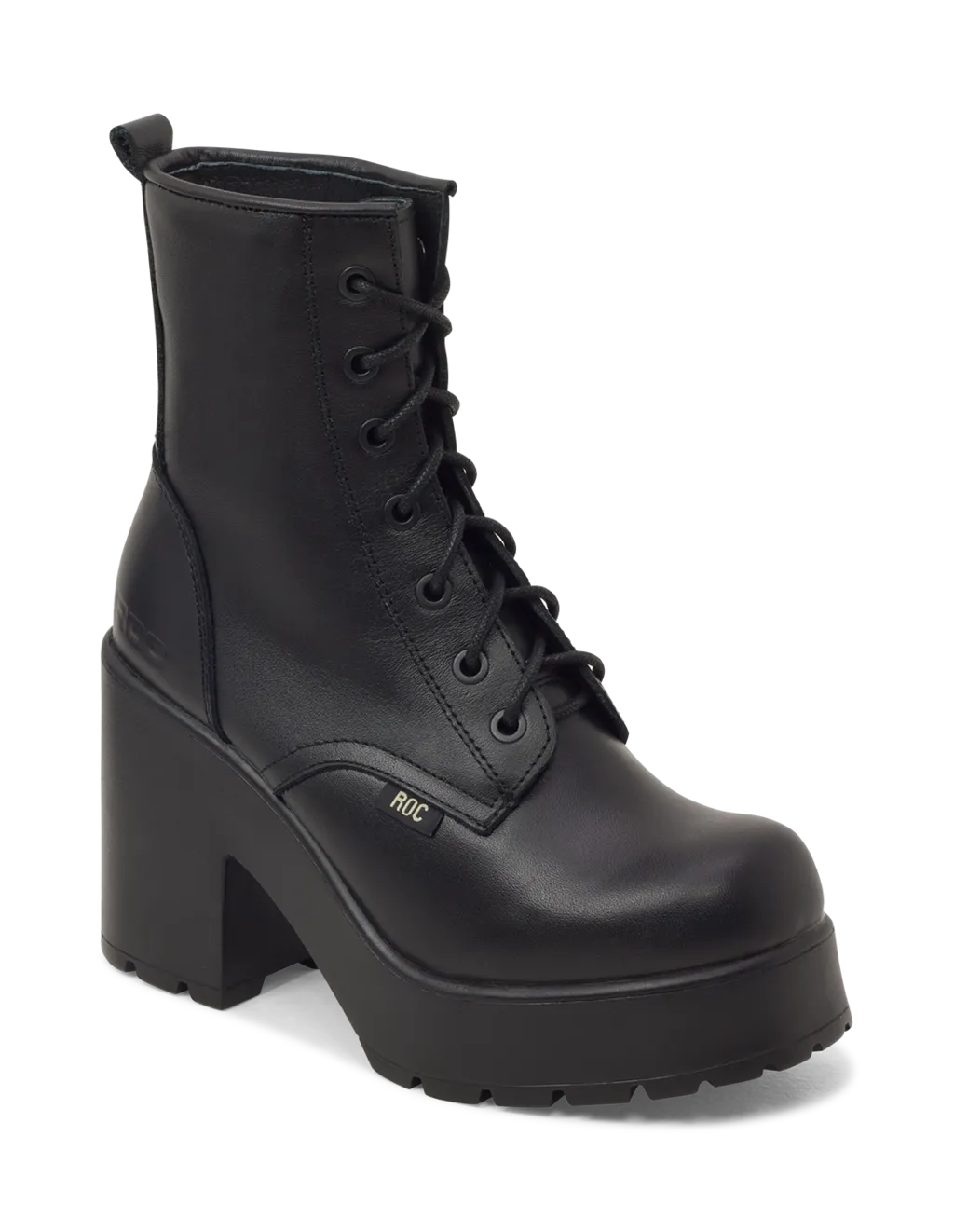 Roc Boots Mascot Black Leather Boots