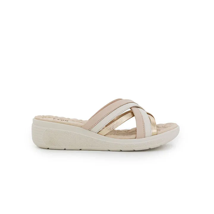 Shinny Cross Strap Sandal BRM 024