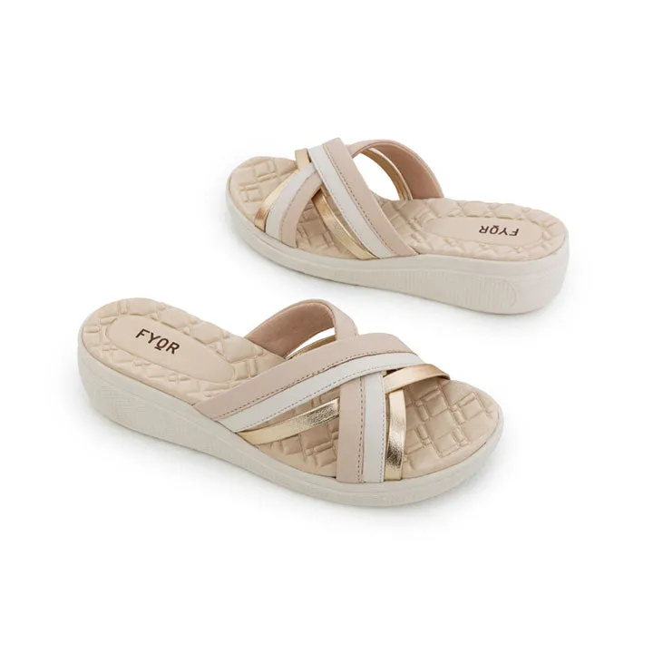 Shinny Cross Strap Sandal BRM 024