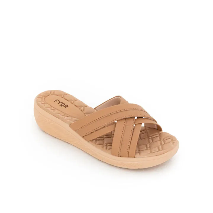 Shinny Cross Strap Sandal BRM 024