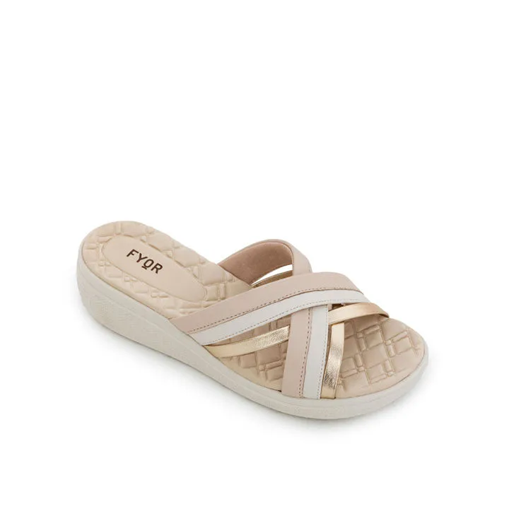 Shinny Cross Strap Sandal BRM 024