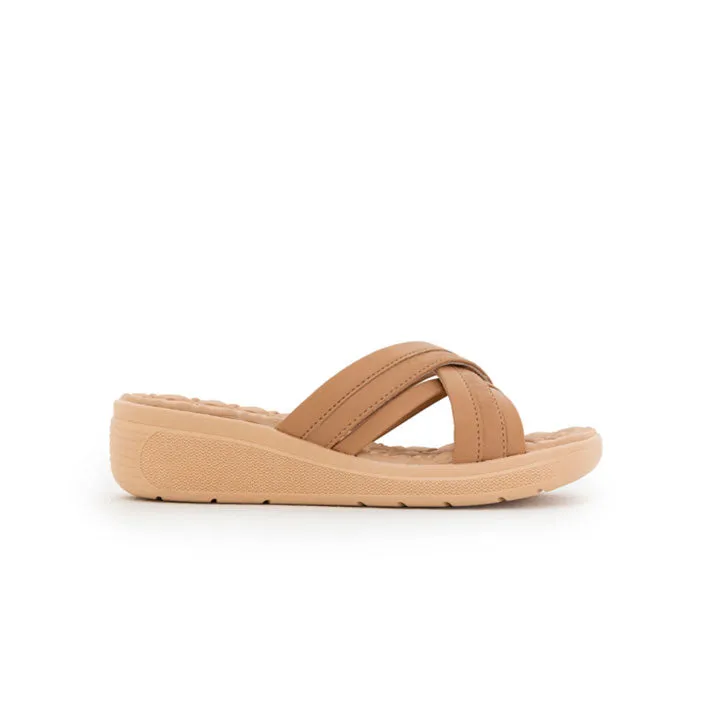 Shinny Cross Strap Sandal BRM 024
