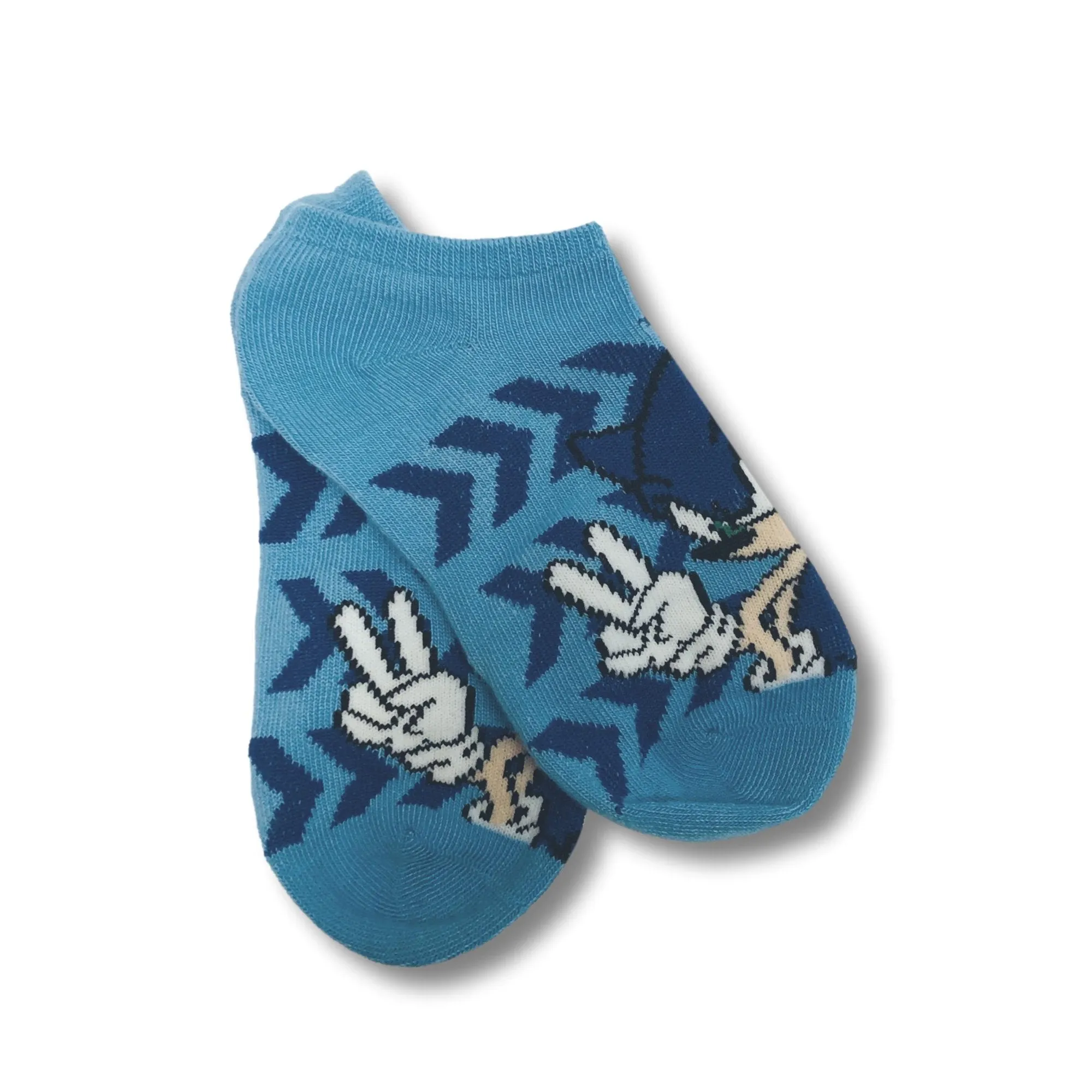 Sonic the Hedgehog Boys Socks Kids No Show Socks, Size (M) 7.5 - 3.5, 5-Pack