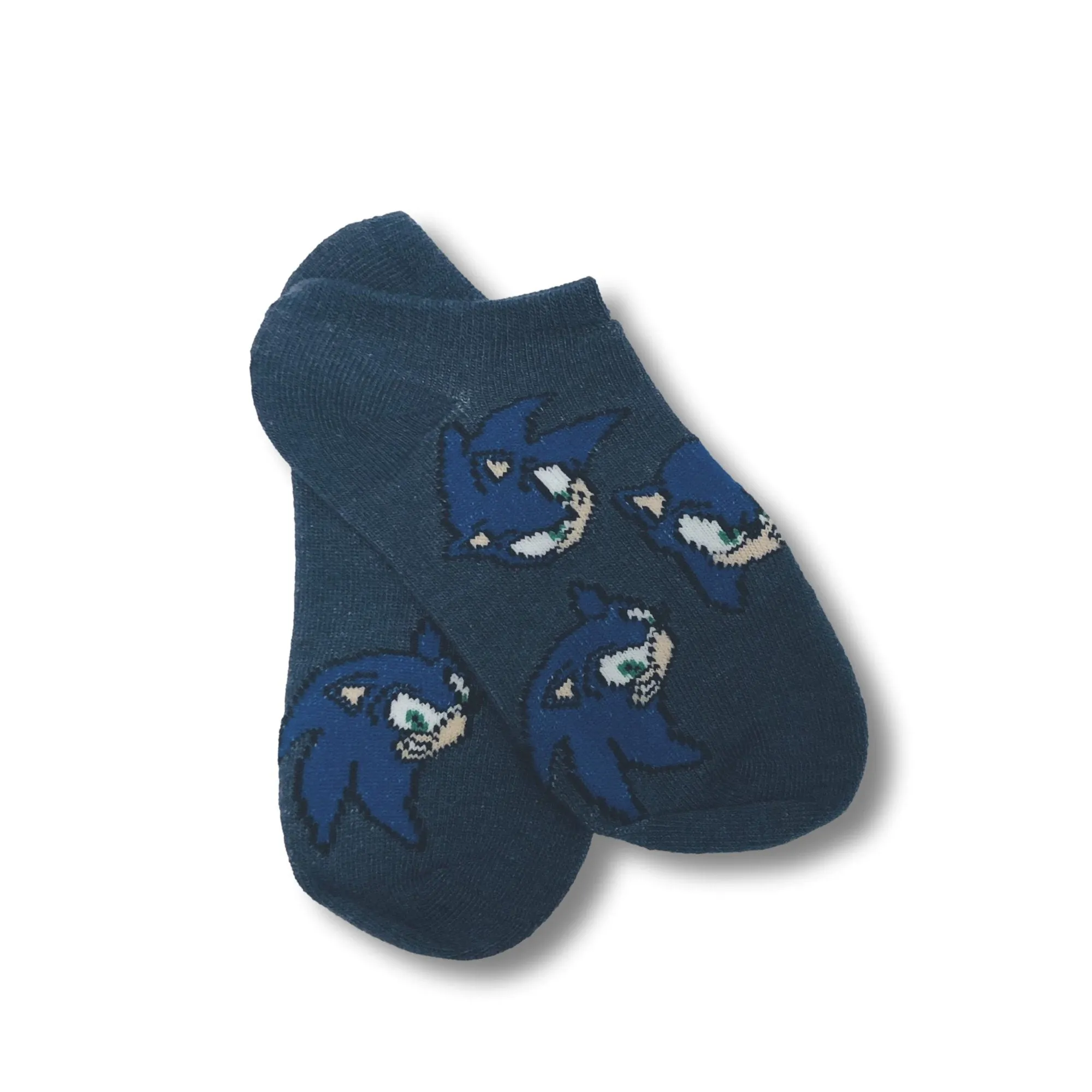 Sonic the Hedgehog Boys Socks Kids No Show Socks, Size (M) 7.5 - 3.5, 5-Pack