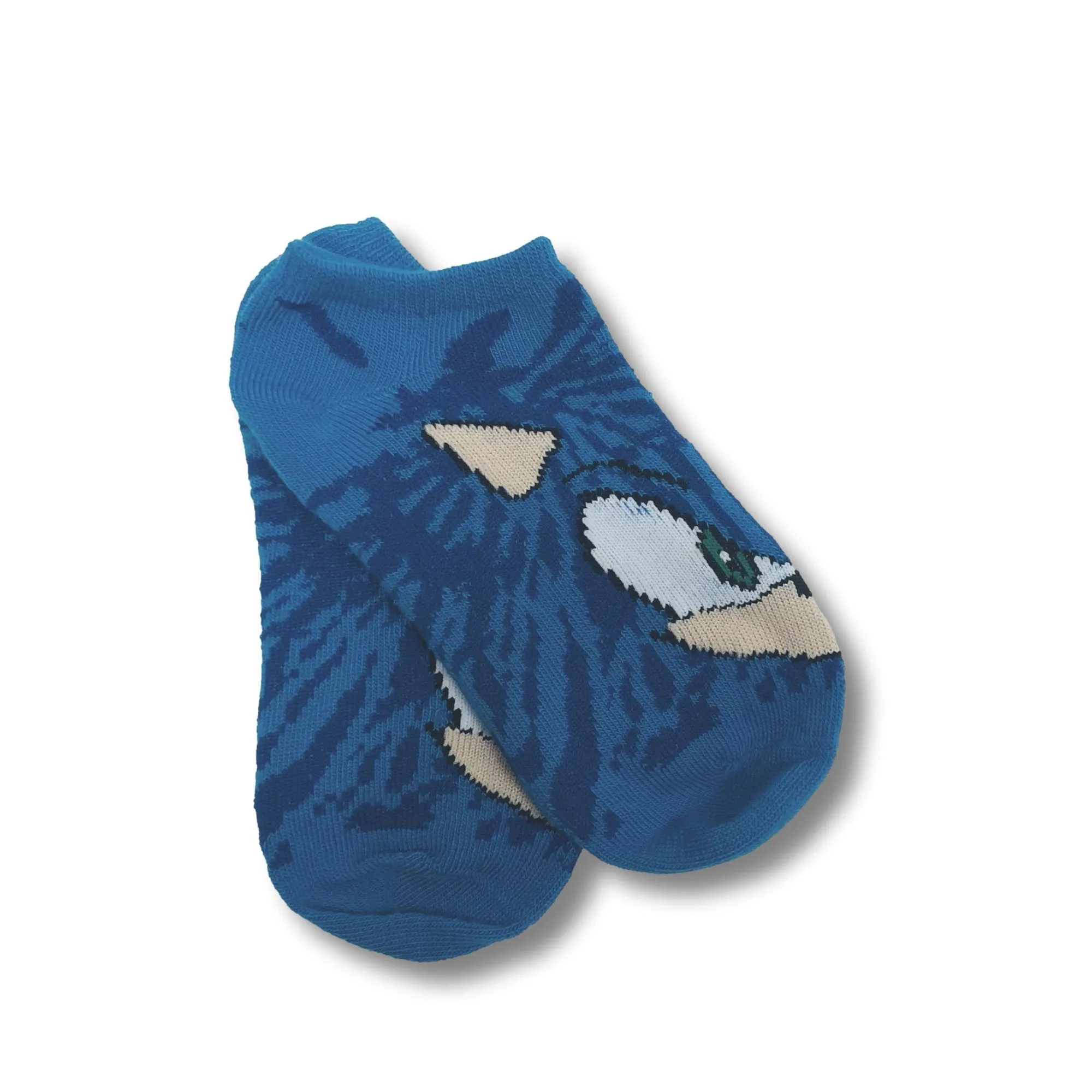 Sonic the Hedgehog Boys Socks Kids No Show Socks, Size (M) 7.5 - 3.5, 5-Pack