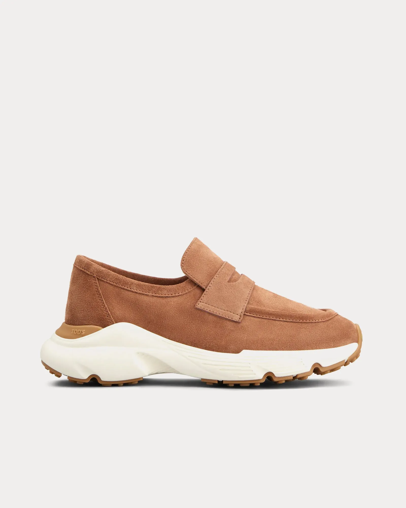 Sporty Suede Brown Loafers