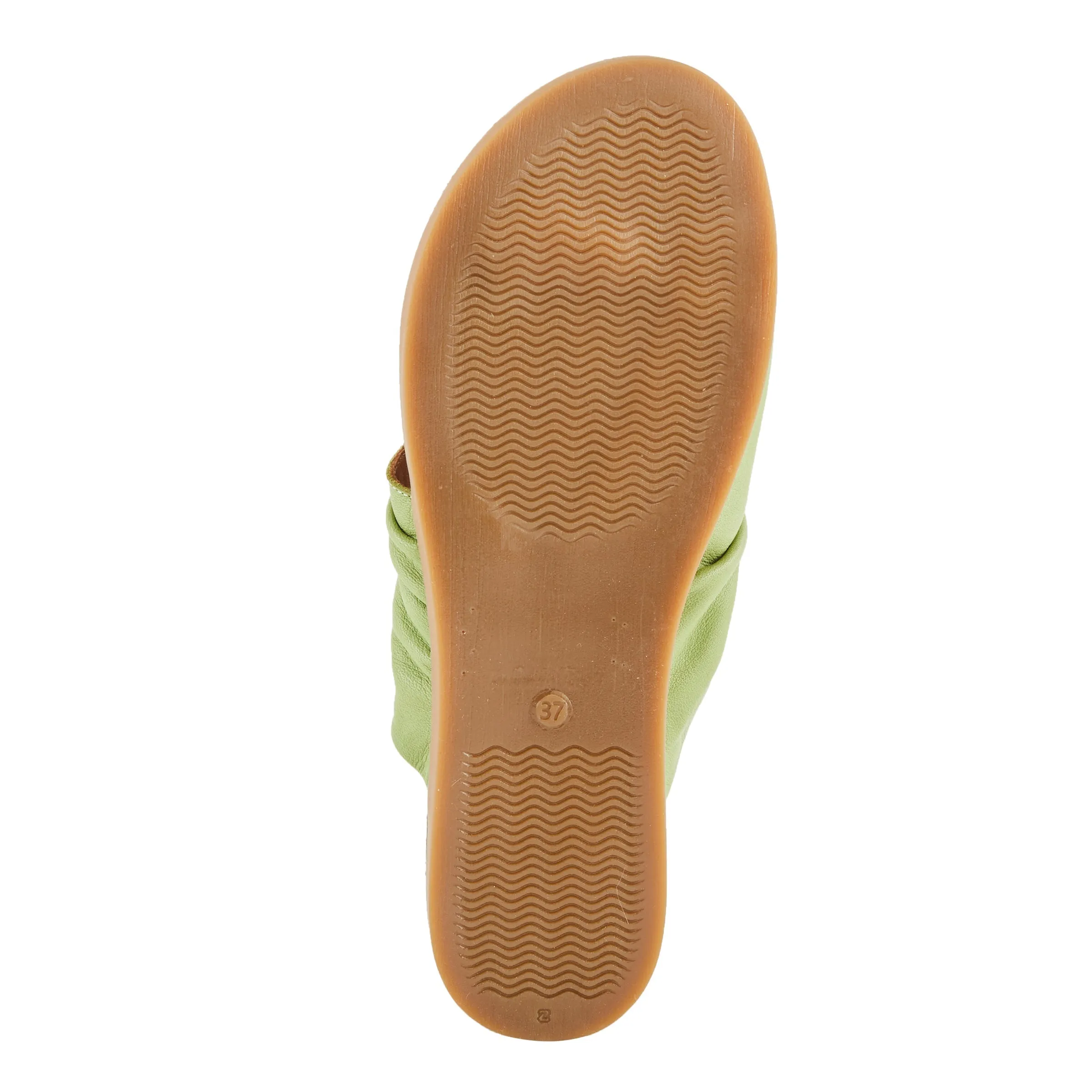 Spring Step Shoes Bates Sandals Women’s Leather Slide 1" Heel