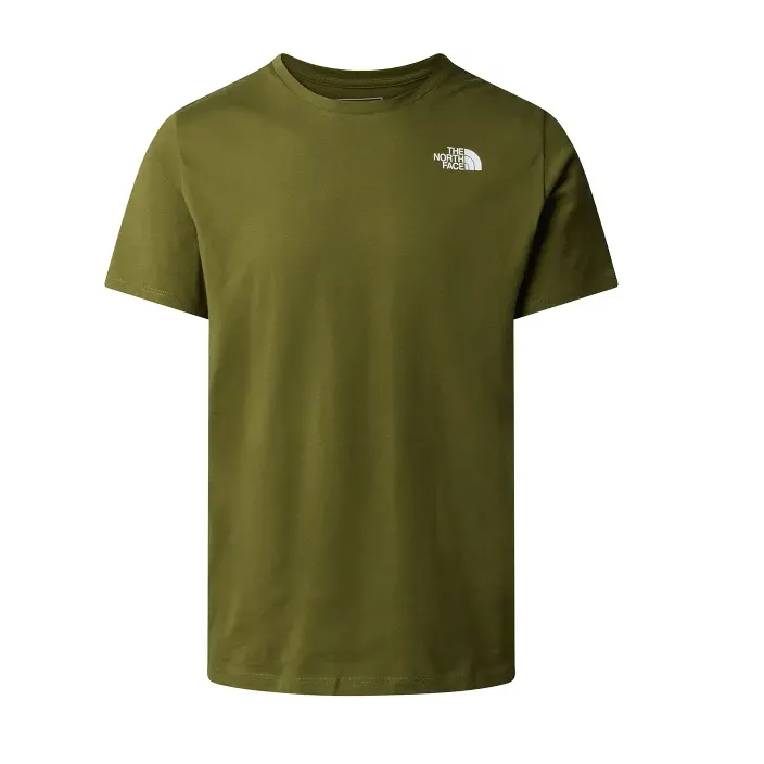 The North Face maglietta manica corta da uomo Foundation Mountain NF0A8830PIB verde oliva