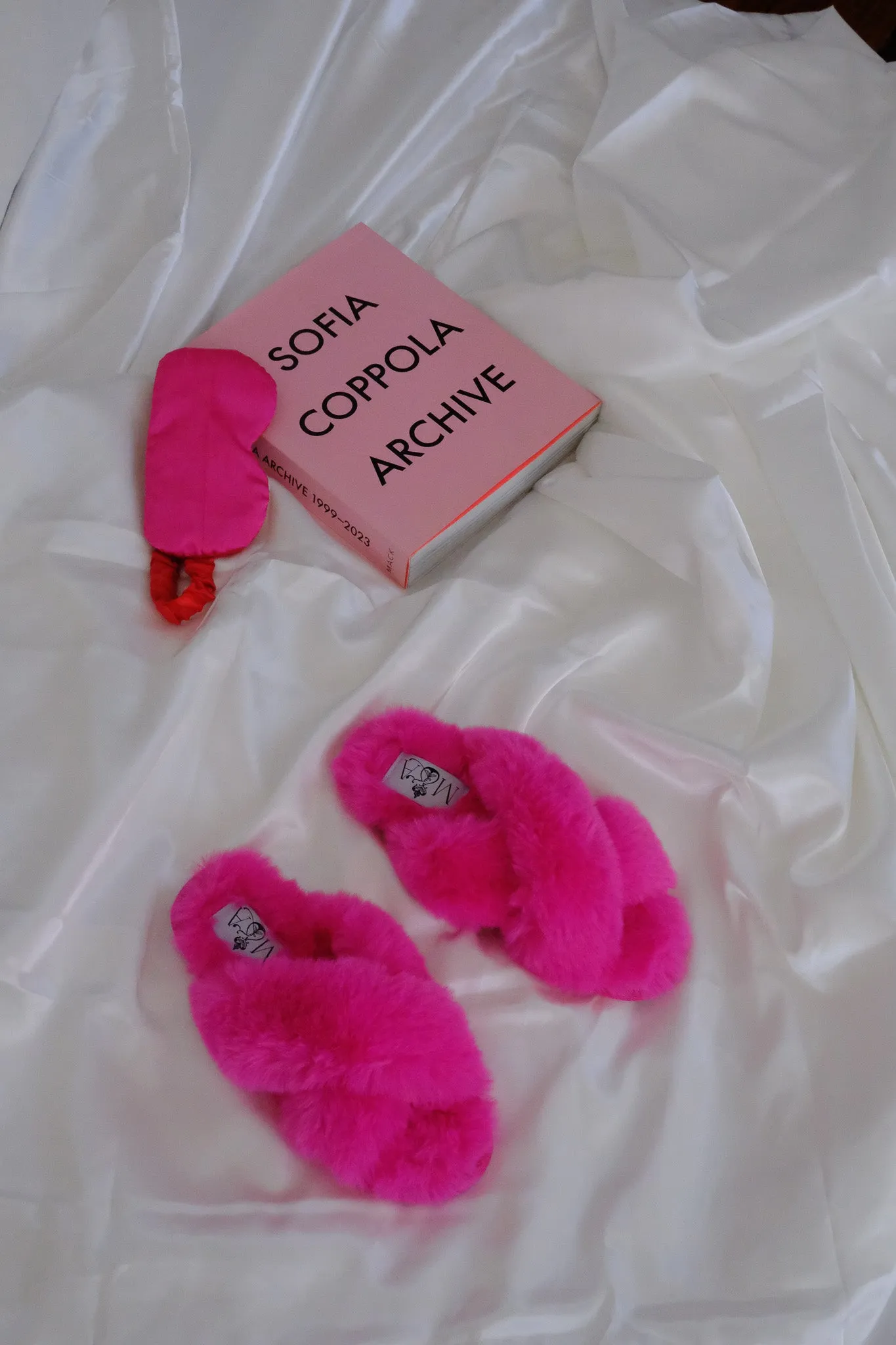 The Slippers in Hot Pink
