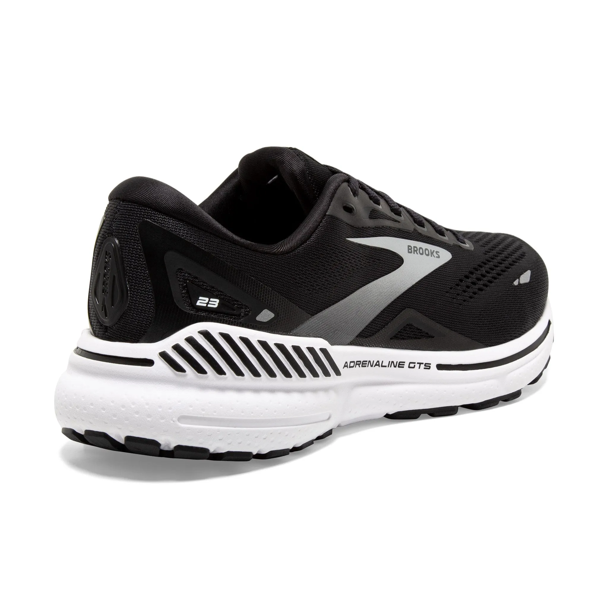WOMEN'S ADRENALINE 23 - WIDE D - 004 BLACK/WHITE/SILVER