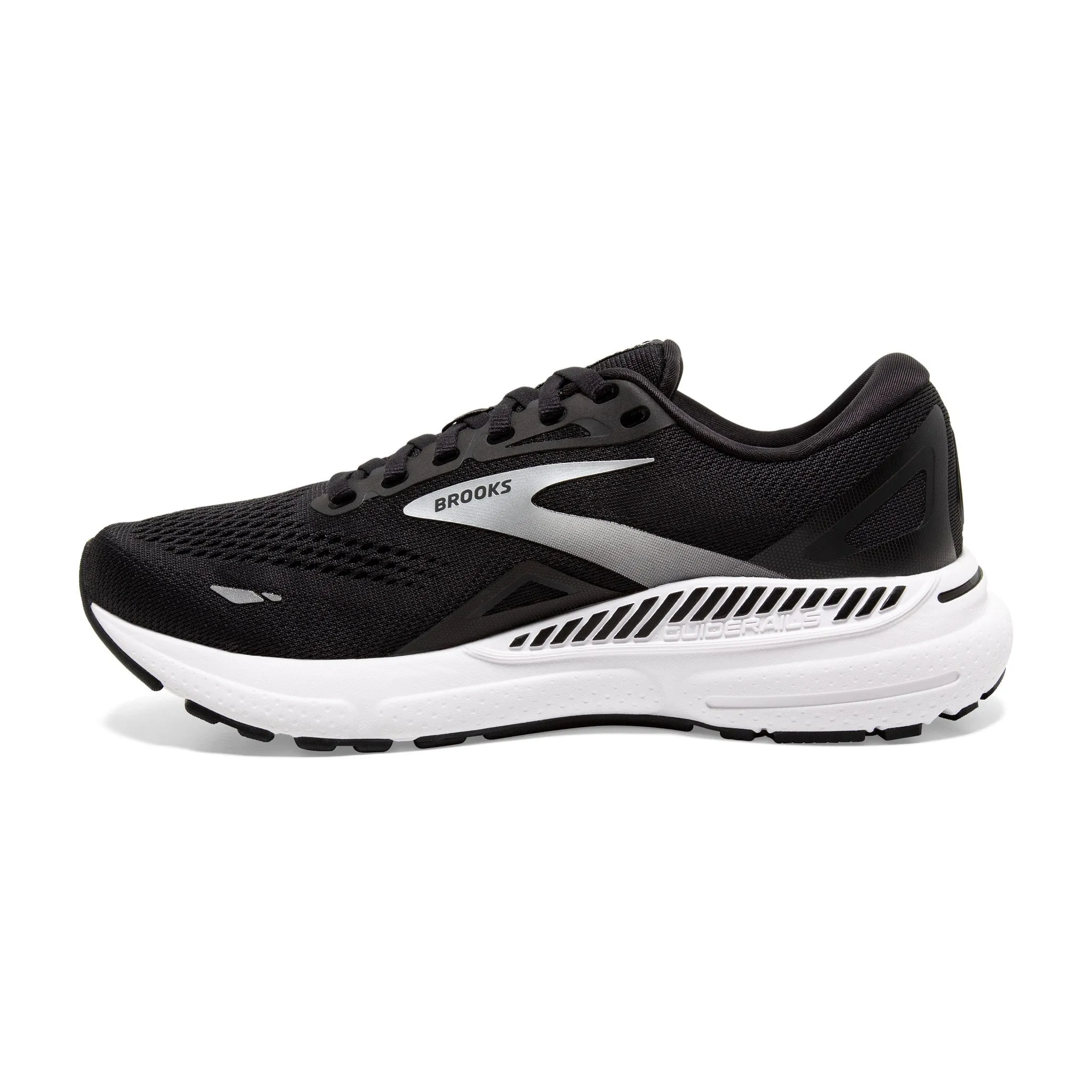 WOMEN'S ADRENALINE 23 - WIDE D - 004 BLACK/WHITE/SILVER